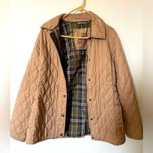 LL Bean Quilted Barn Jacket - Medium